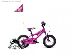 Detský bicykel – Ghost Powerkid 12 – Pink / Violet 2021 - 2