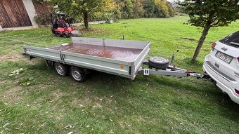 Valníkový prívesný vozík UNIKOL 3500kg - 2