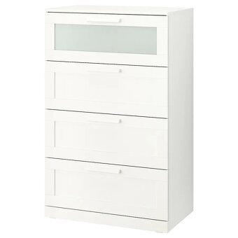 Ikea - BRIMNES Komoda so 4 zásuvkami - Nová - 2