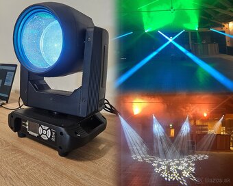 Rotačné hlavy 200W Beam, fokusácia, prizmy - 2
