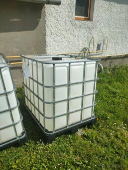 Ibc 1000l nádoba kontajner,voda,zberník.Potravinárska - 2