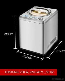 Zmrzlinovač Unold 48880 Profi Plus - 2