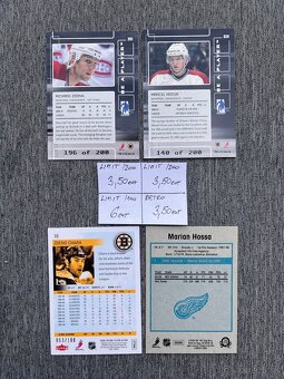 Hokejové kartičky - posledné 4ks Slovákov v NHL na predaj. - 2