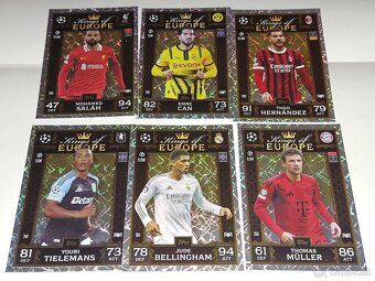 Na predaj 83 kariet Match-Attax cena 14€ - 2