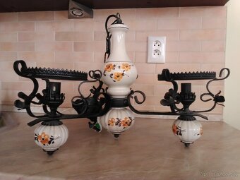 Stare trojramenne tirolske svietidlo - 2