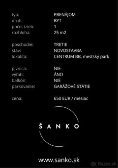NOVOSTAVBA - GARÁŽ - MESTSKY PARK CENTRUM BB - 2
