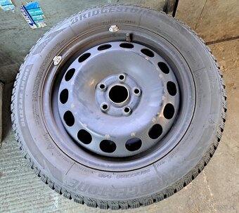 5x112 R16 plechove disky + zimne pneumatiky - 2