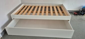 Posteľ 120x200 Biela - 2