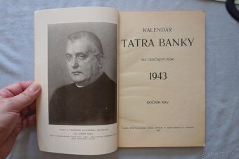 kalendár Tatrabanky na rok 1943 - 2
