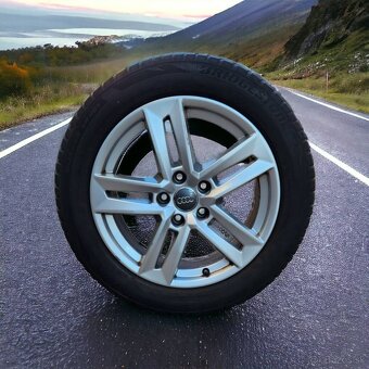 zimní Alu kola disky orig Audi A4 B9 A6 C7 8W0 5x1 - 2