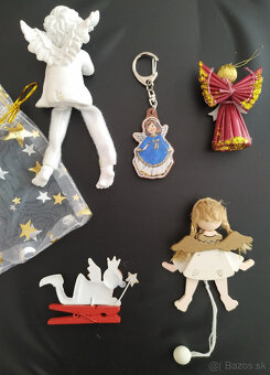 Anjelik- prívesky, dekorácie_NOVÉ_0,50-2,00e - 2