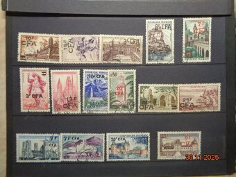 Poštové známky - REUNION PRETLAČE CFA - 6 FOTO - 2