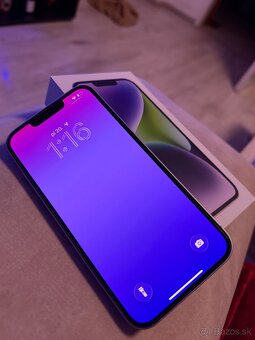 Predám iPhone 14 128GB Purple - 2