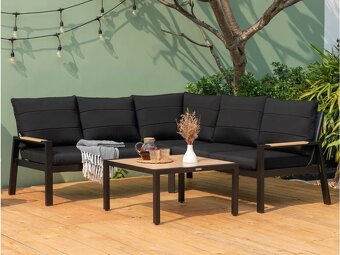 Hliníková rohová súprava čierna - 2