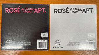 Vinyl 7" - Rosé ϟ Bruno Mars – Apt. (Ltd)(BLK,WHI) - 2