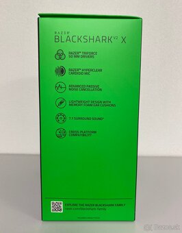 Nerozbalené herné slúchadlá Razer Blackshark V2 X - 2