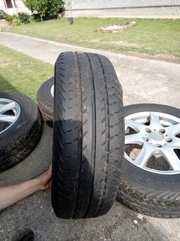 195/65/R15 letné pneumatiky s alu diskami - 2
