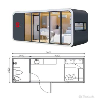 MODERNÉ NADŠTANDARDNÉ MOBILNÉ DOMY NA PREDAJ - 2