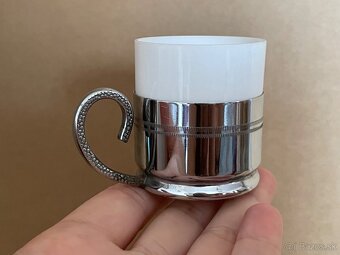 Starožitné poháriky na espresso 5ks - 2