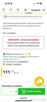 Doska pod umývadlo - 2