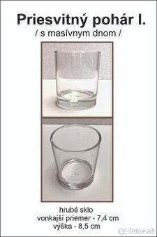 Sklenené poháre - 2