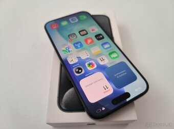 apple iphone 15 PRO 128gb Black Titanium 100% Batéria - 2