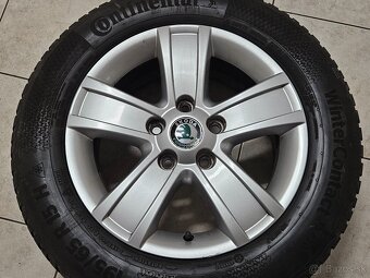 zimné 15" ŠKODA (5x112), Continental - 2