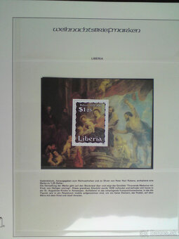 Zbierka známok Vianoce - 2