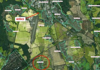 Haniska – 6.850 m2 ORNÁ PÔDA pri Košiciach - 2
