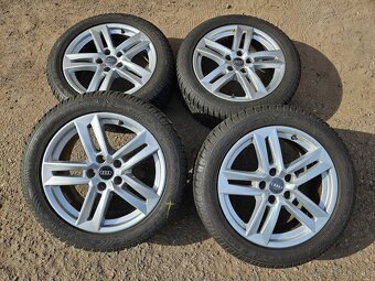 zimní r17" Audi Škoda 5x112 pneu 225/50 r17 90% vz - 2