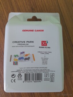 Predám tonery na tlačiareň Canon + náplne - 2
