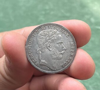 Vzacny a krasny florin zlatnik 1866 A - 2