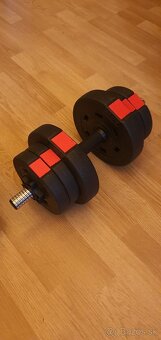 Jednoručky 2x10kg - 2
