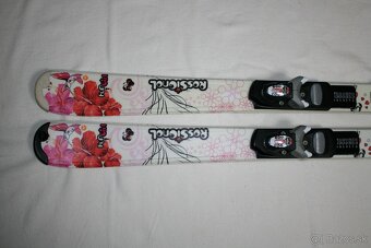 dievcenské lyže Rossignol 130 cm , lyžiarky head - 2