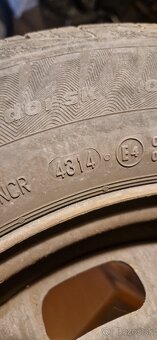 4ks Zimné 185/65 r15 na plech diskoch 4x108 - 2