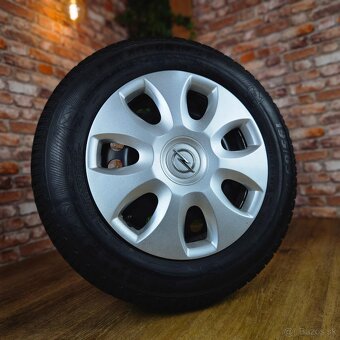 Plech R15 5x110 orig. OPEL + zimné 195/65R15 - 2