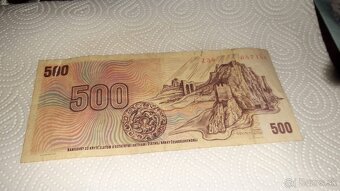 Predám 500 korún Československých z roku 1973 - 2