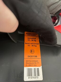 Autosedačka Britax - 2