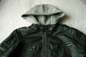 chlapčenská koženková bunda č.158 - 2