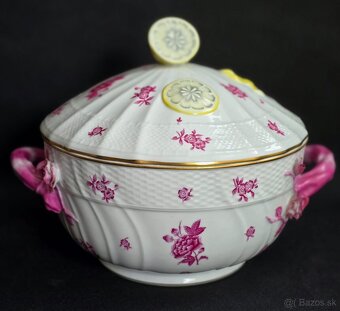 Porcelánová terina Herend Printemps, ručne maľovaná. - 2