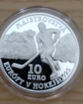 Predám 10e Majstrovstvá Európy v hokeji Proof+Bk - 2