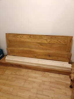 Masívna dubová posteľ 160X200 Mirek - 2