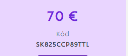 Dajana Rodriguez 70€ poukážky - 2