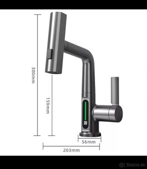 Kuchynská batéria s digitálnym LED displejom - 2