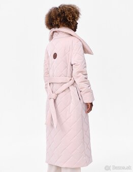 Dámska zimná bunda svetlo ružová - 2