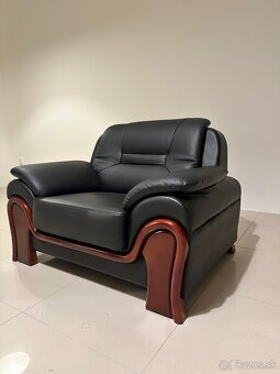 Kreslo PALLADIO čierne - zľava - 2