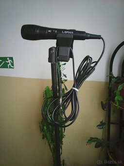 Mikrofónový stojan + mikrofón - 2