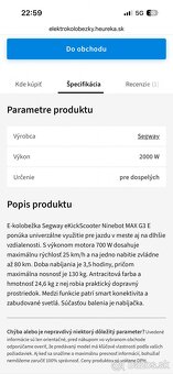 Elektricka kolobezka - 2