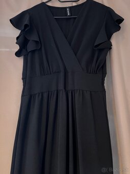 Čierne spoločenské šaty veľkosť M - 2