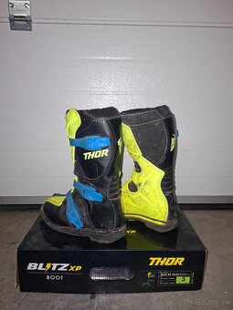 Detske moto čižmy thor - 2